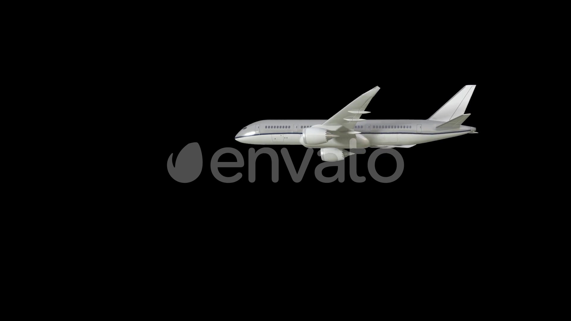 Airplane On Alpha Channel Videohive 3925960 Motion Graphics Image 4