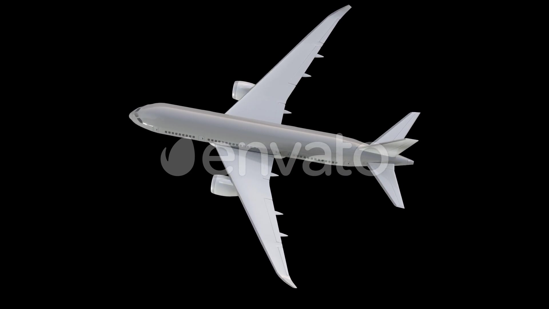 Airplane On Alpha Channel Videohive 3925960 Motion Graphics Image 6