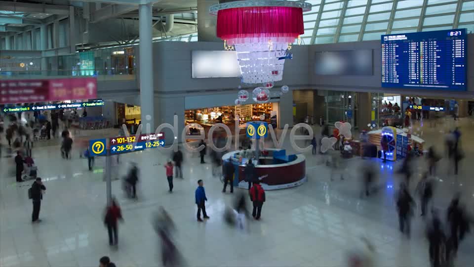 Airport Crowd  Videohive 6443587 Stock Footage Image 1