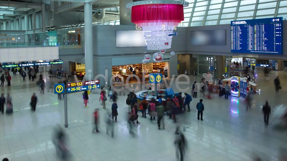 Airport Crowd  Videohive 6443587 Stock Footage Image 10