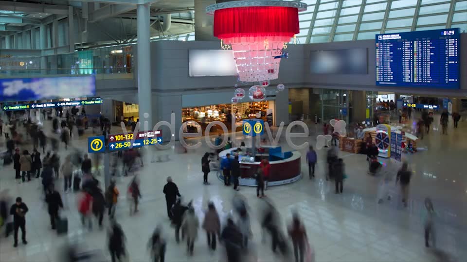 Airport Crowd  Videohive 6443587 Stock Footage Image 2