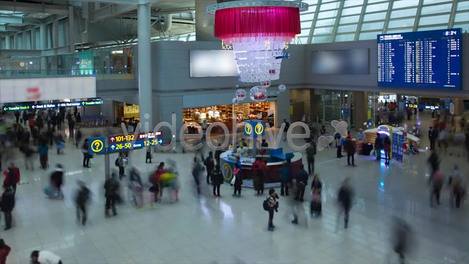 Airport Crowd  Videohive 6443587 Stock Footage Image 4