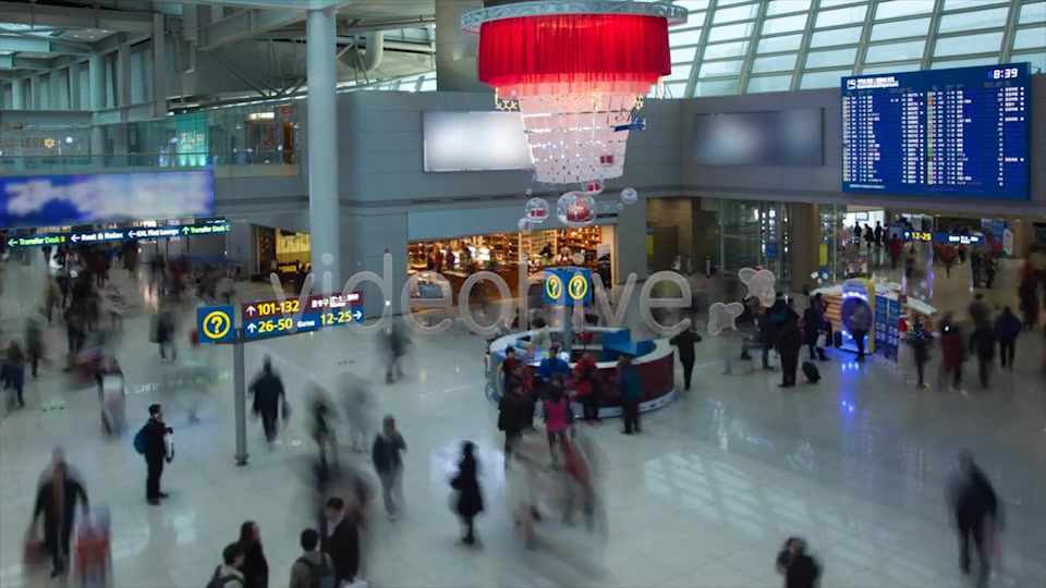 Airport Crowd  Videohive 6443587 Stock Footage Image 6