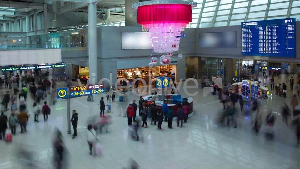 Airport Crowd  Videohive 6443587 Stock Footage Image 9
