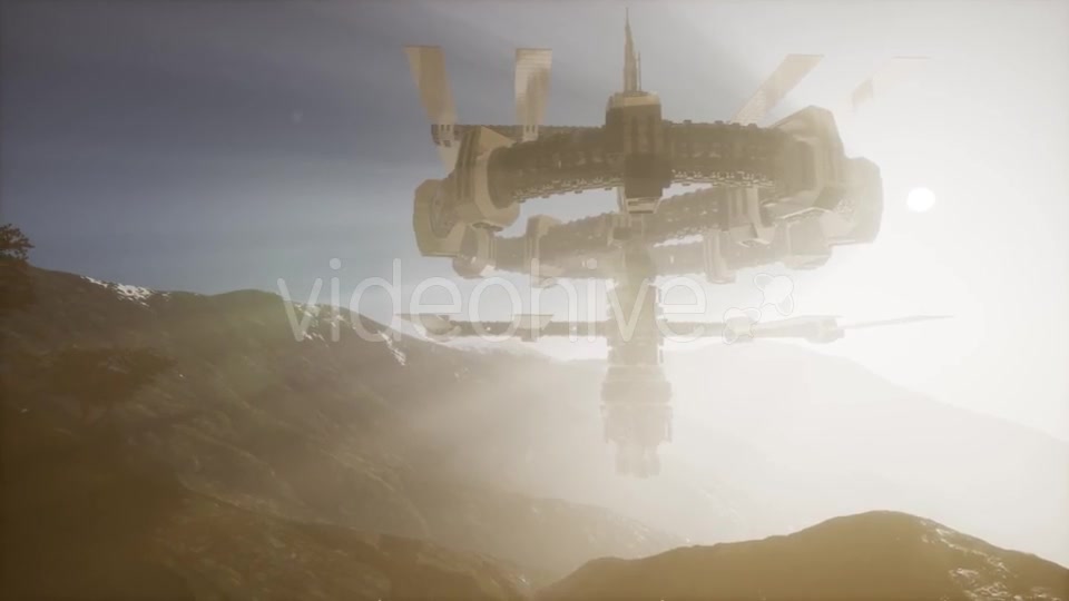Alien UFO at Earth - Download Videohive 21204948