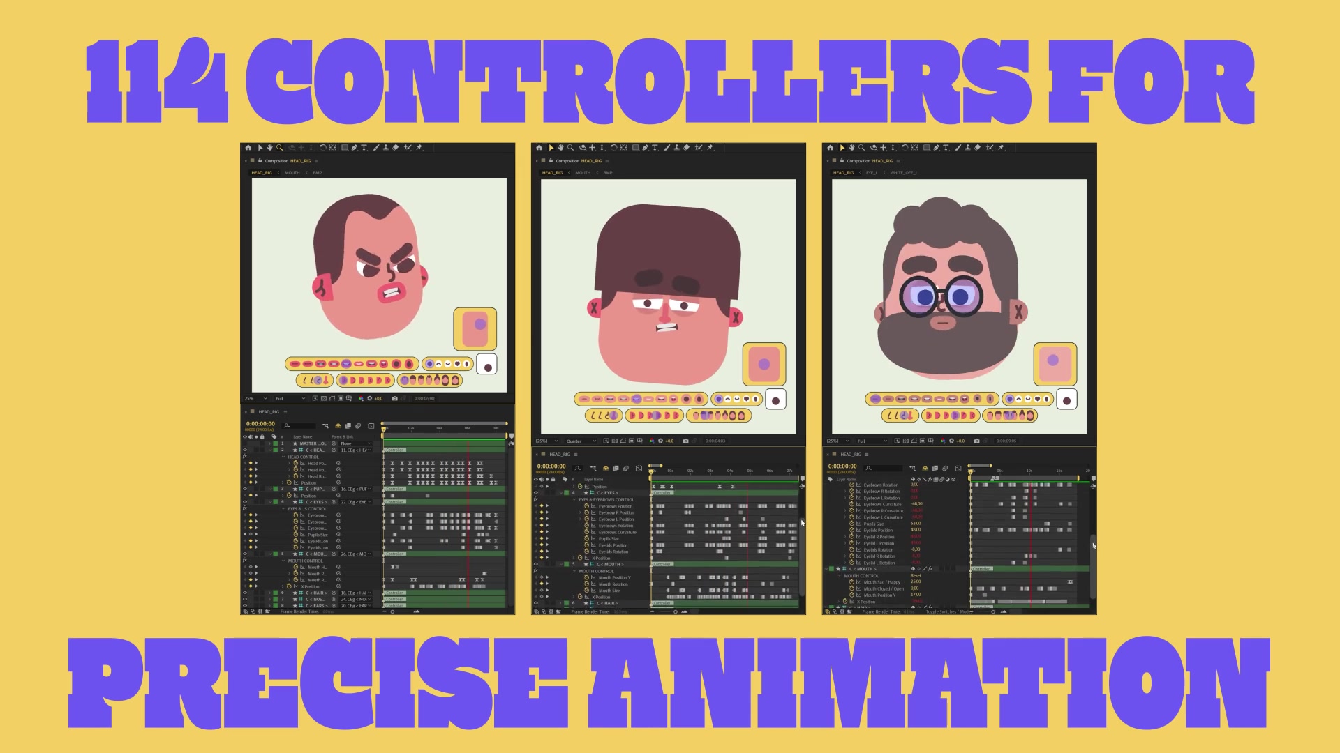 All In One Face Rig Customizer Videohive 54863198 After Effects Image 8