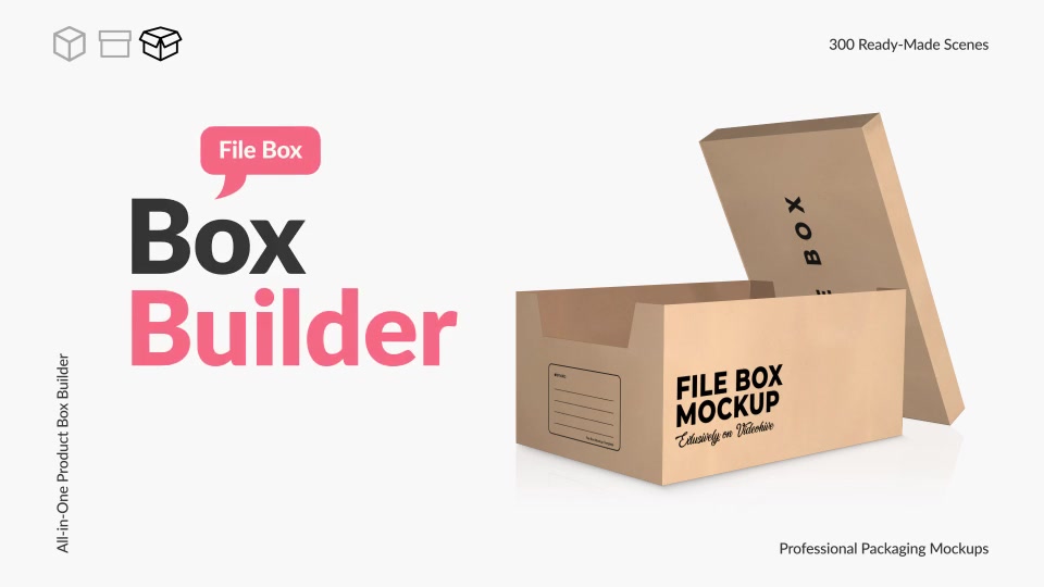 All in One Product Box Builder Videohive 25901445 After Effects Image 11