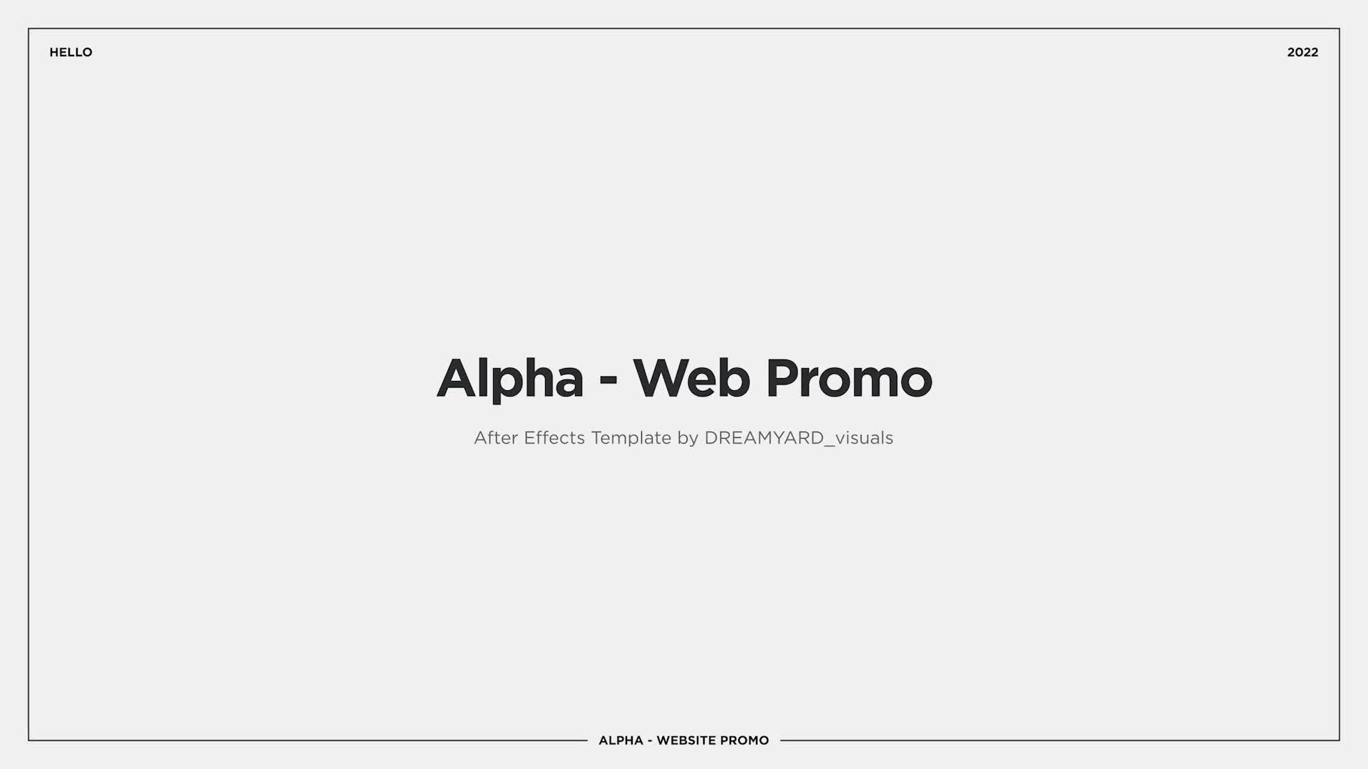 Alpha Website Promo Videohive 40441633 After Effects Image 1
