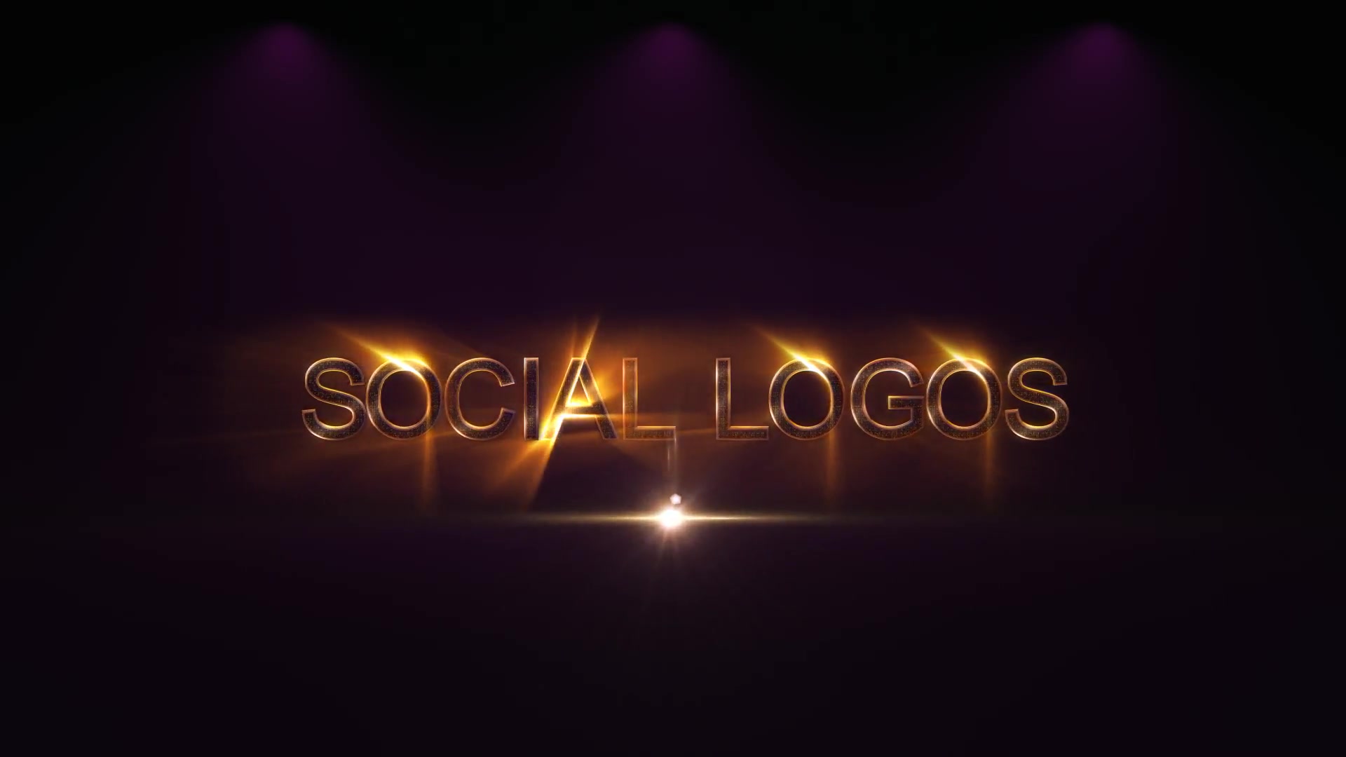 Alphabet 3d Gold Abc & Social Media Icons - Download Videohive 8102376