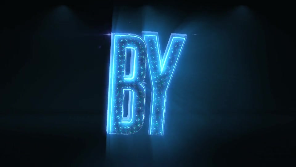 Alphabet 3D Neon LED Abc And Social Media Icons - Download Videohive 7608121