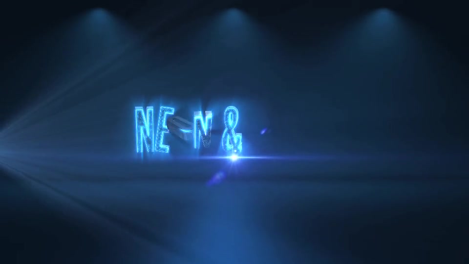 Alphabet 3D Neon LED Abc And Social Media Icons - Download Videohive 7608121