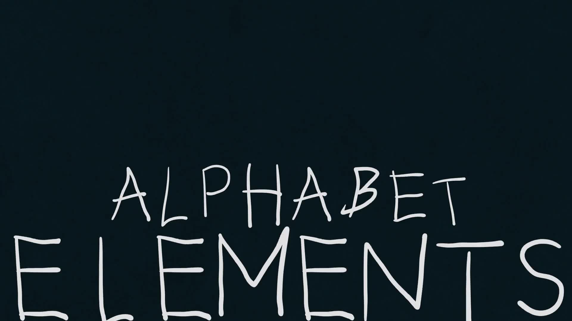 Alphabet Elements Videohive 31455935 Premiere Pro Image 1