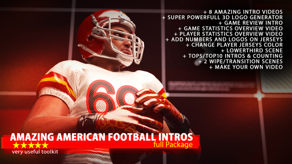 Amazing American Football Intro - Download Videohive 19755129