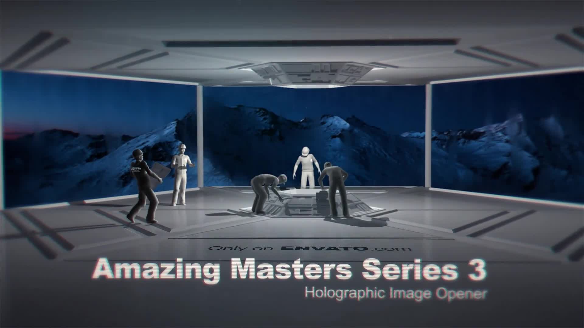 Amazing Masters Series 3 Holographic Image Opener Videohive 26832149 After Effects Image 1