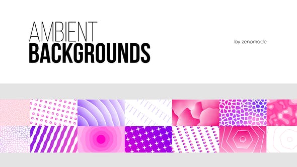 Ambient Backgrounds for Premiere Pro - 32438804 Videohive Download