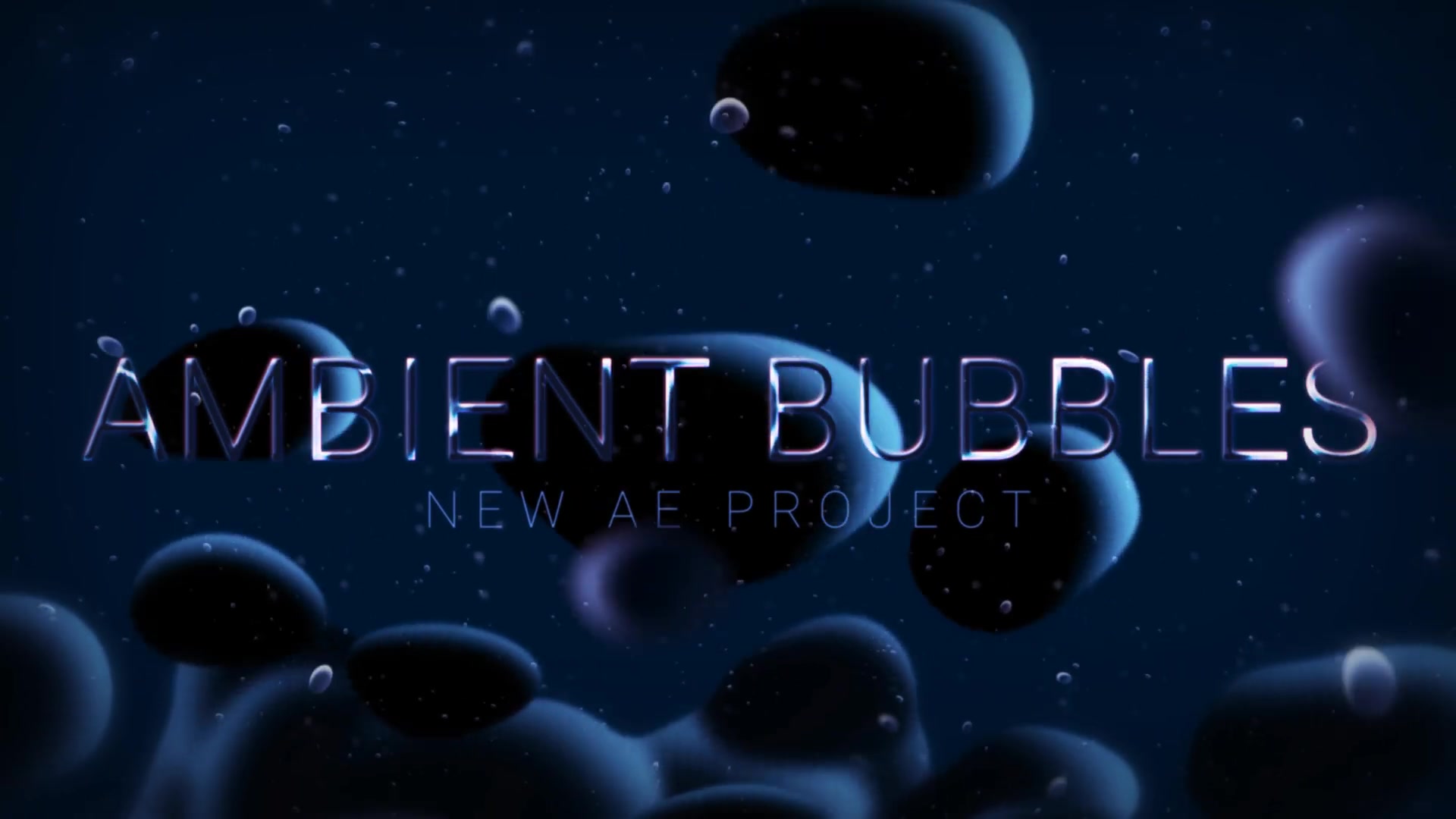 Ambient Bubbles | Abstract Titles Videohive 26616129 After Effects Image 3