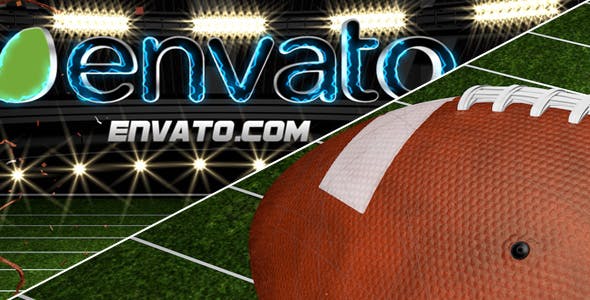 American Football Ball Logo Reveal - Videohive Download 18090125