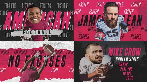 American Football Intro - Videohive Download 35863550