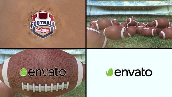 American Football Logo Reveal 3 - Videohive Download 39716463
