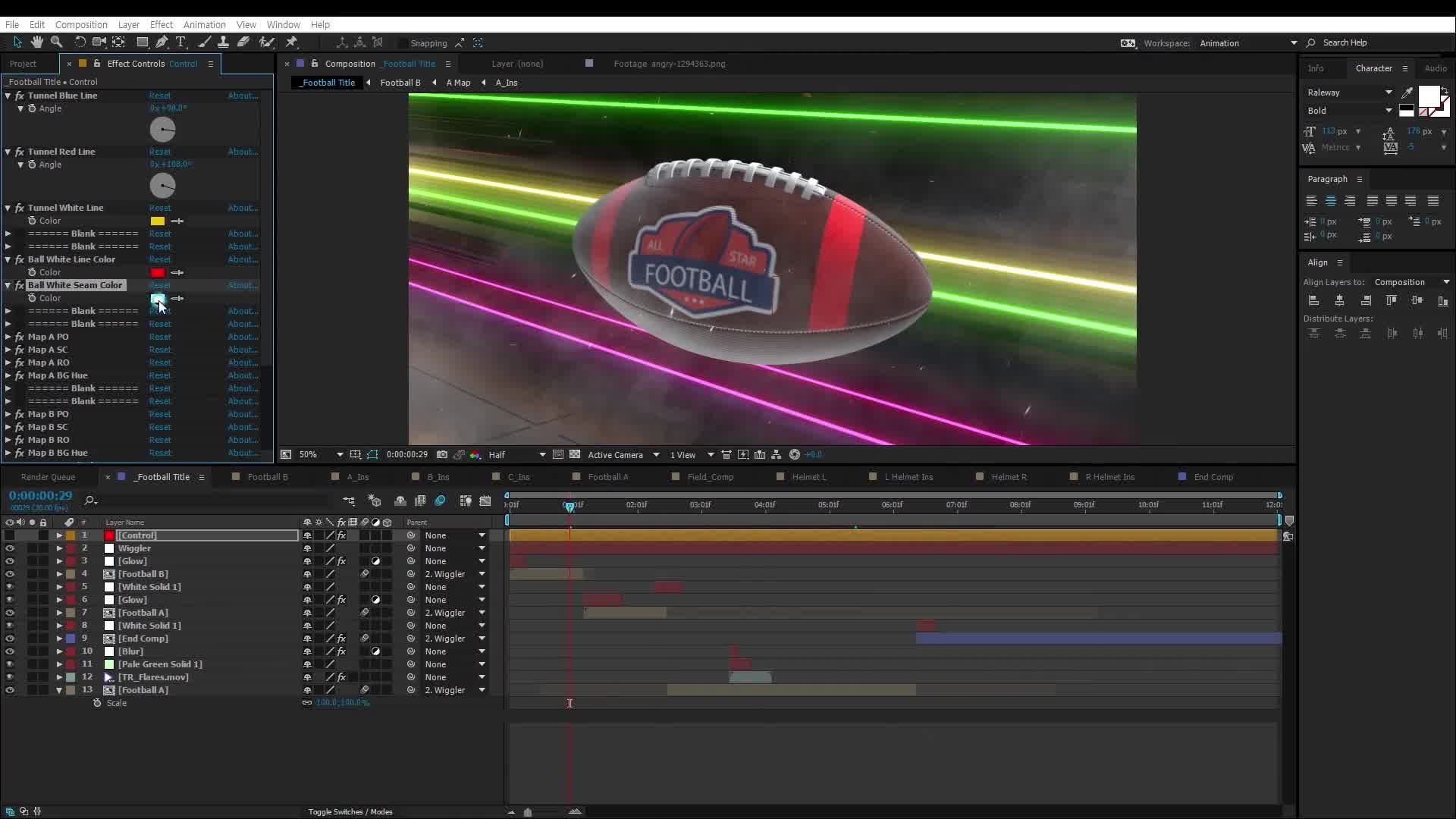 American Football Logo Reveal Videohive 34390773 After Effects Image 9