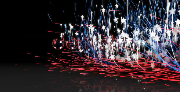 American Logo Particles Reveal - 11763302 Videohive Download