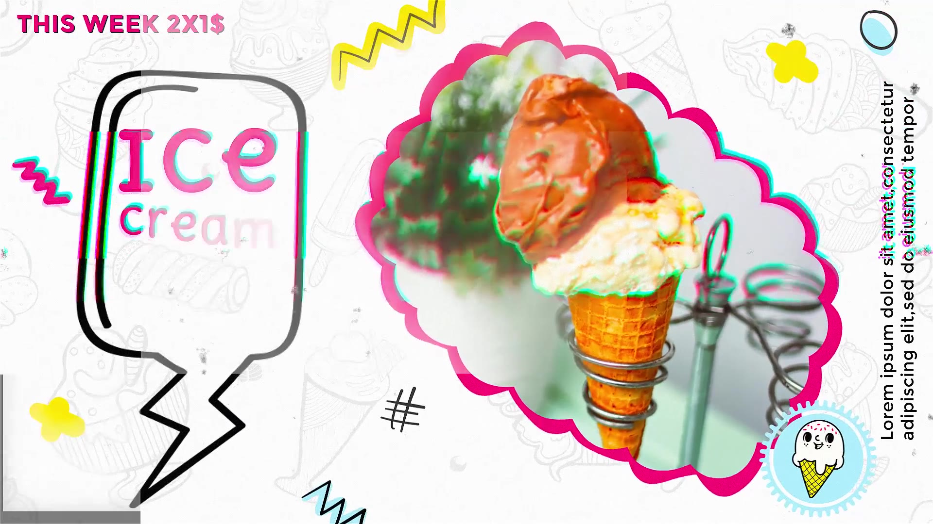 American Sweet Dish Ice Cream Slideshow Videohive 39065147 After Effects Image 4