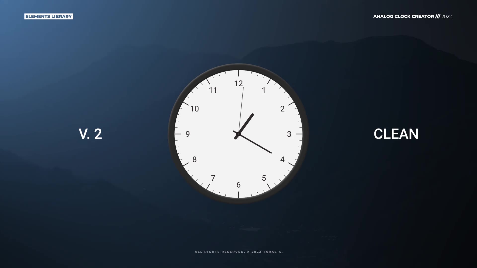 Analog Clock Creator | After Effects Videohive 36551274 After Effects Image 2