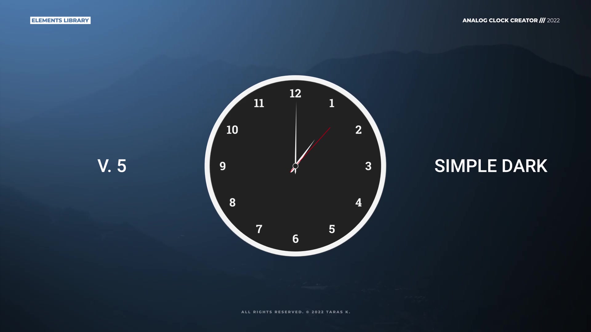 Analog Clock Creator | After Effects Videohive 36551274 After Effects Image 4