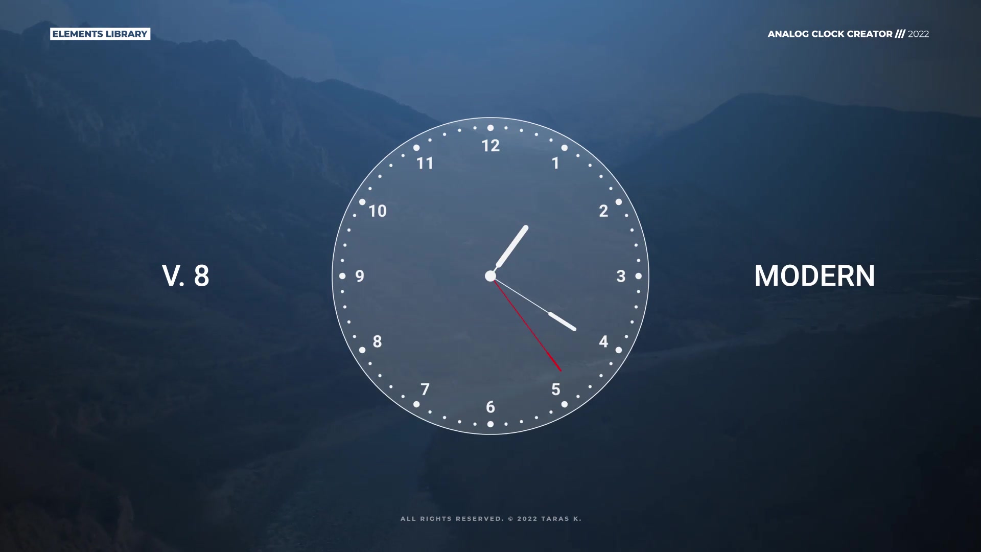 Analog Clock Creator | After Effects Videohive 36551274 After Effects Image 7