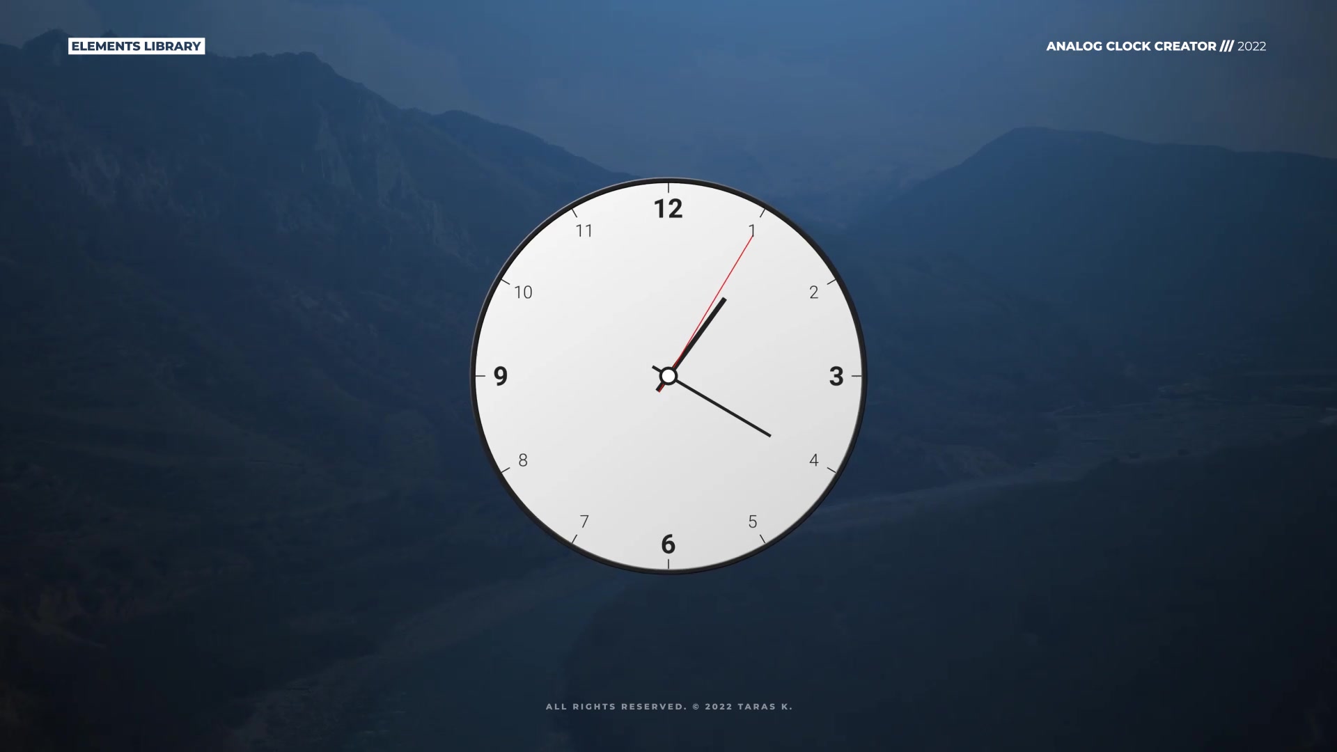 Analog Clock Creator | After Effects Videohive 36551274 After Effects Image 8