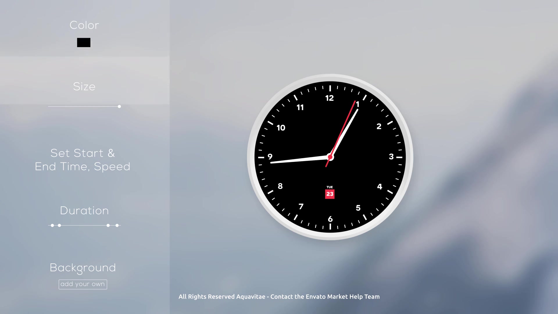 Analog Clock Creator For Premiere - Download Videohive 21806398