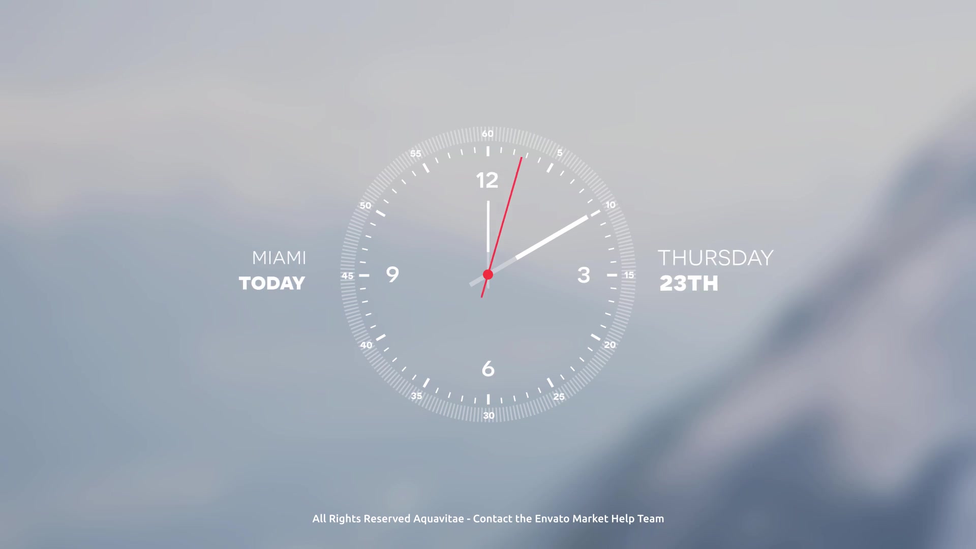 Analog Clock Creator For Premiere - Download Videohive 21806398