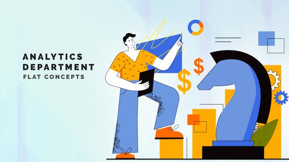 Analytics department Flat Concept - Download 33437782 Videohive