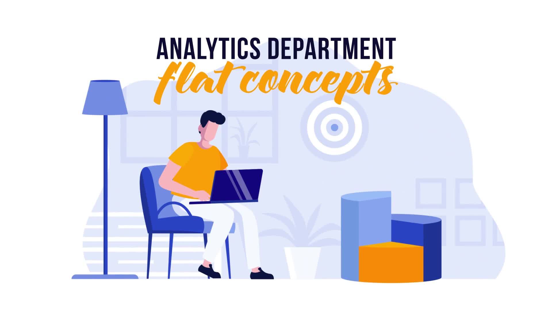 Analytics department Flat Concept Videohive 31441030 After Effects Image 1