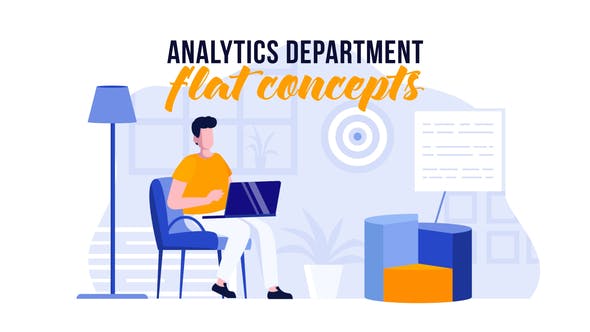 Analytics department Flat Concept - Download Videohive 31441030