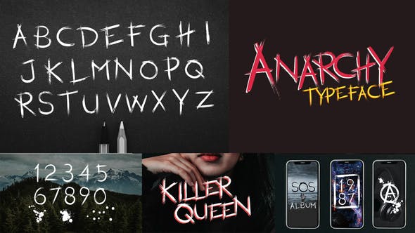 Anarchy Animated Typeface - Download Videohive 26449617