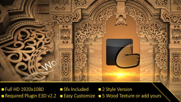 Ancient Carved Wood Door - 17134000 Videohive Download
