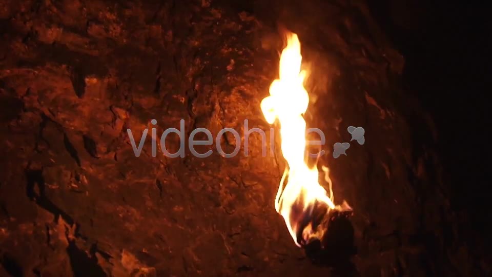 Ancient Torch in a Cave  Videohive 4192783 Stock Footage Image 2