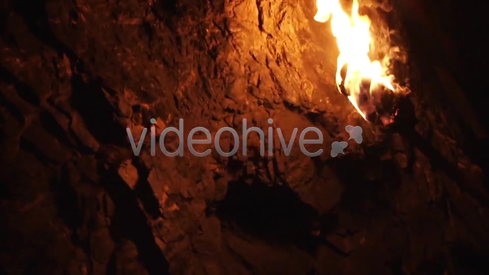 Ancient Torch in a Cave  Videohive 4192783 Stock Footage Image 4