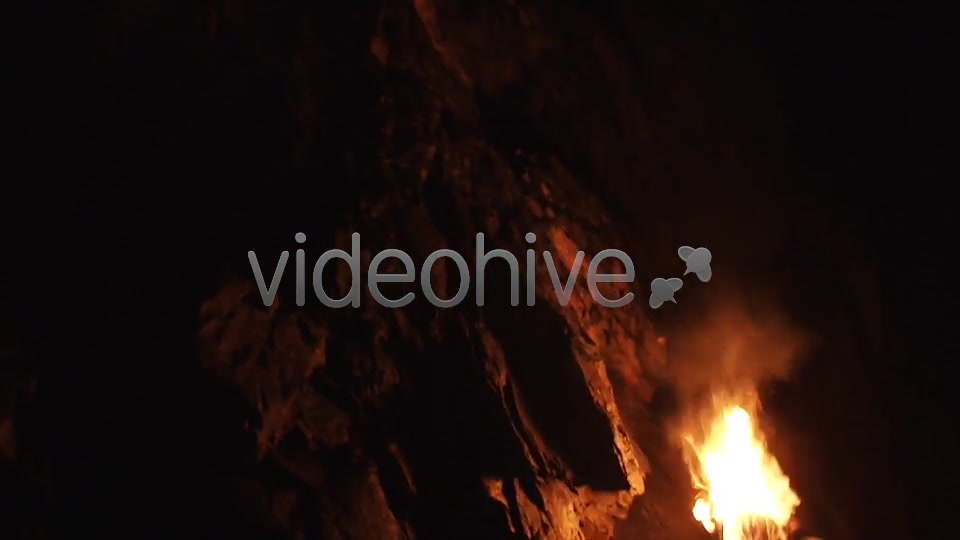 Ancient Torch in a Cave  Videohive 4192783 Stock Footage Image 8