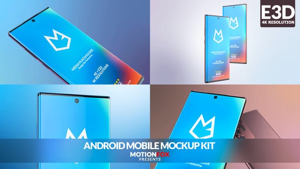 Android Mobile App Promo Mockup Kit - Videohive Download 29295052