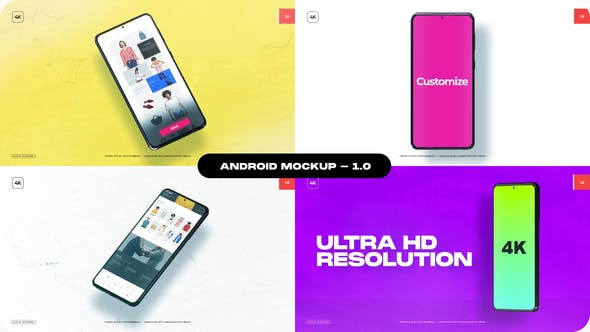 Android Mockup Package 01 - Videohive 35148915 Download