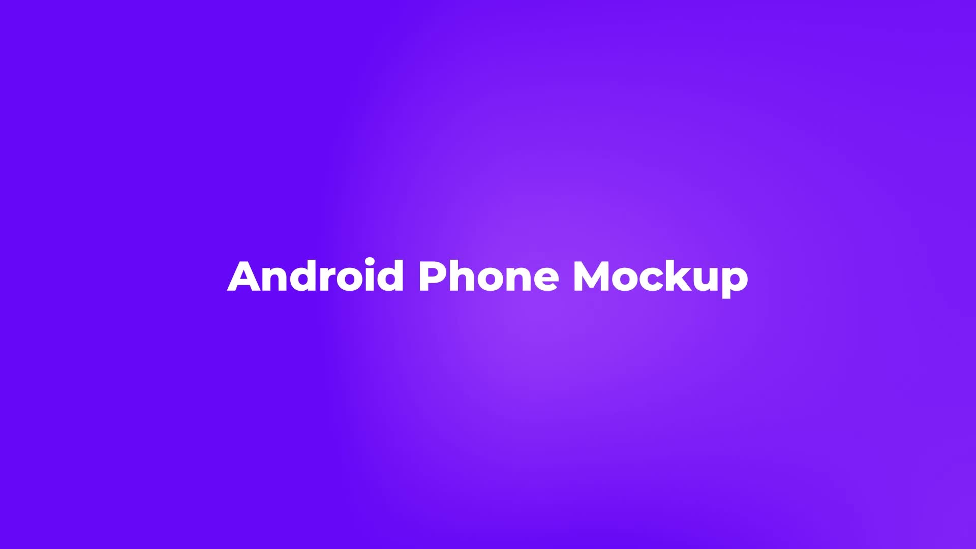 Android Phone Mockup Videohive 38464155 After Effects Image 1