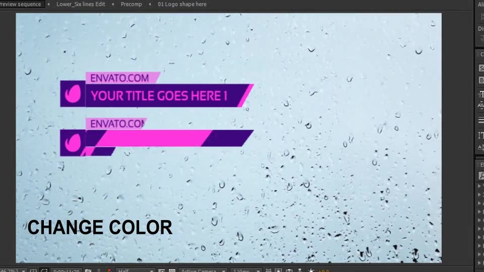 Angle Three Color Lower Third Videohive 10290724 After Effects Image 5