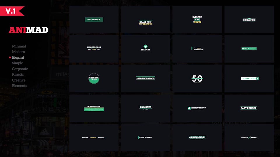 AniMad | 299+ Titles and Lower Thirds - Download Videohive 20014679