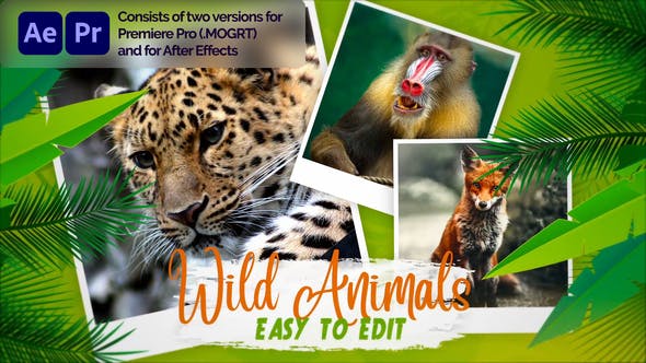 Animals World Slideshow - Videohive 31140182 Download