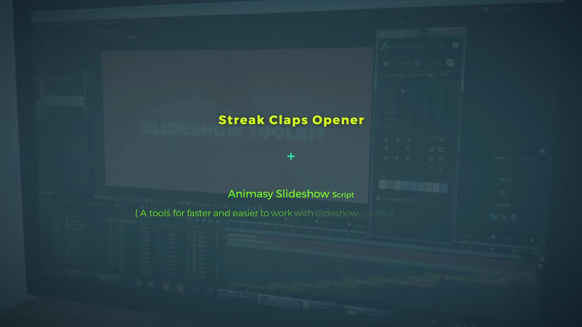 Animasy Slideshow | Streak Claps Opener Videohive 21107110 After Effects Image 1