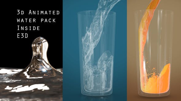 Animated 3d Water Pack - Download 28524674 Videohive