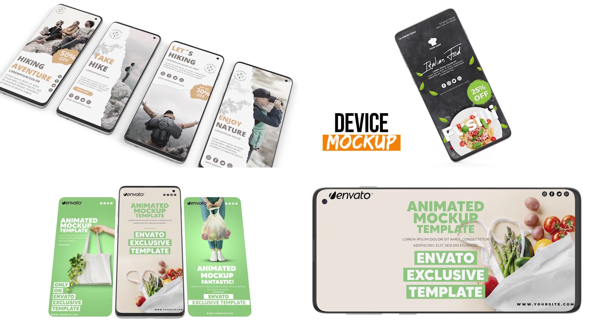 Animated Android Phone Mockup and Title Set Videohive 36135842 After Effects Image 11
