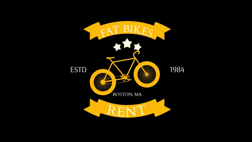 Animated Bike Rent Label and Badges Videohive 18610701 After Effects Image 11